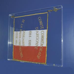 Cadre vitrine pour fanion