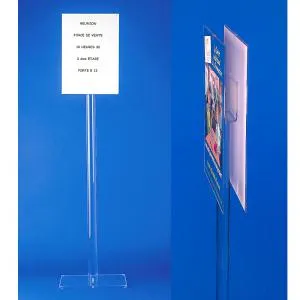 Affichage sur pied A3 vertical
