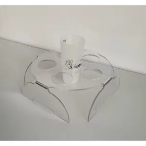 Plateau de table pour 6 gobelets